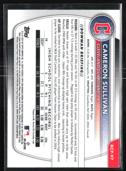 Cameron Sullivan 1st Bowman X-Fractor