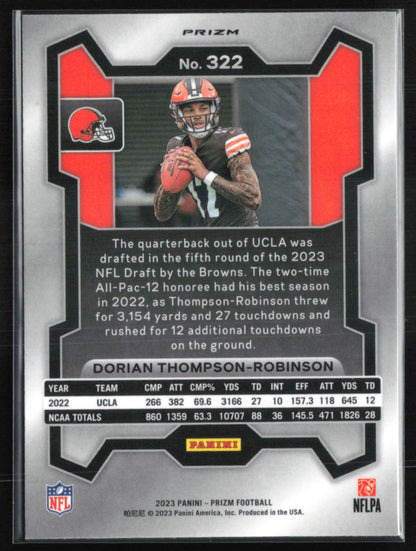 Dorian Thompson-Robinson RC Silver Prizm