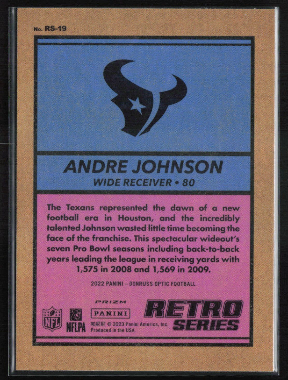Andre Johnson Retro Series