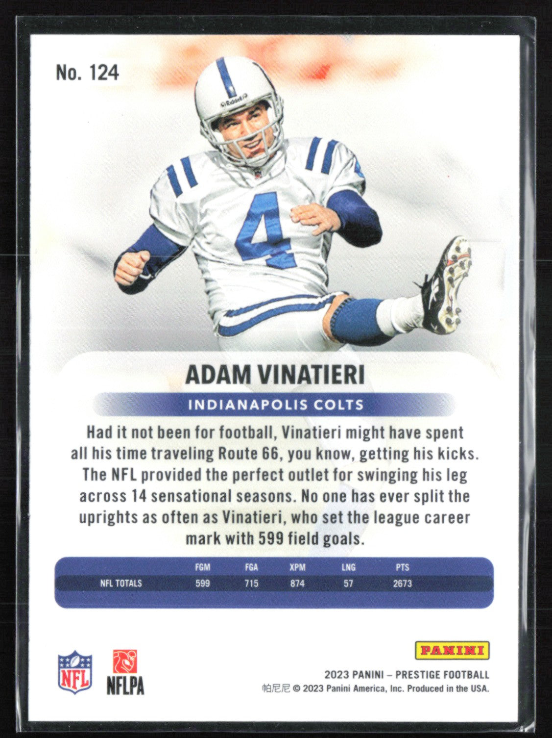 Adam Vinatieri Xtra Points