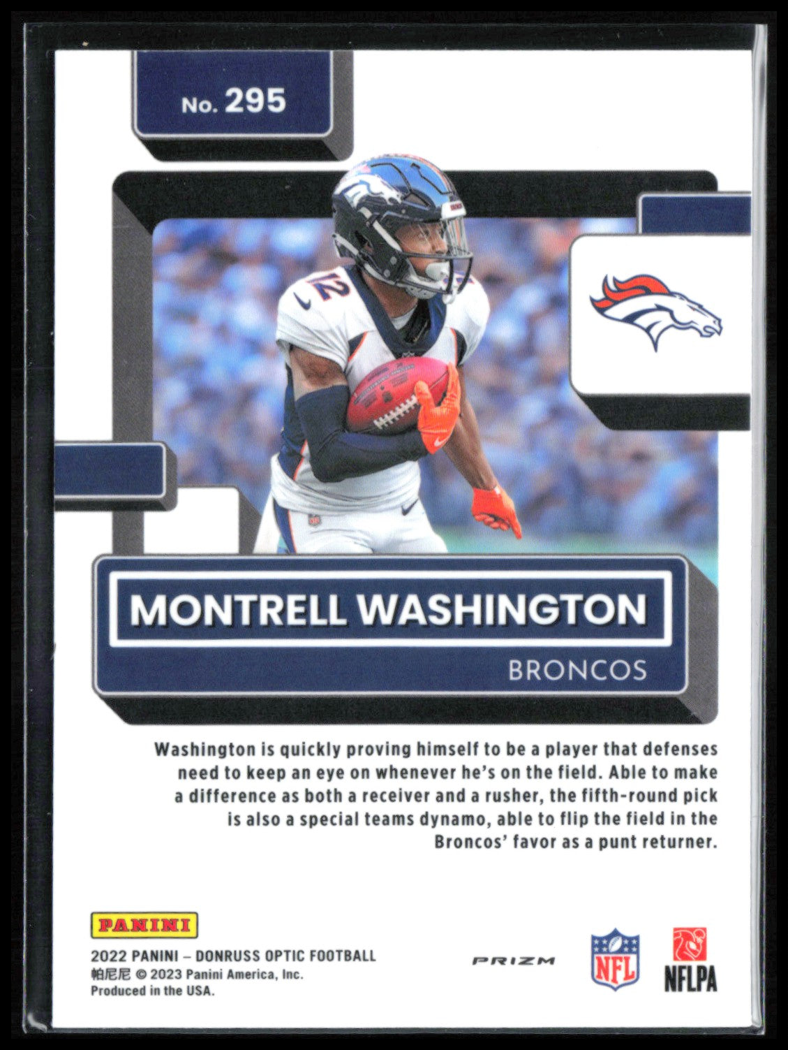 Montrell Washington RC Holo