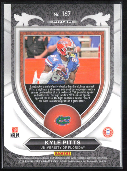 Kyle Pitts RC Crusade Orange Cracked Ice