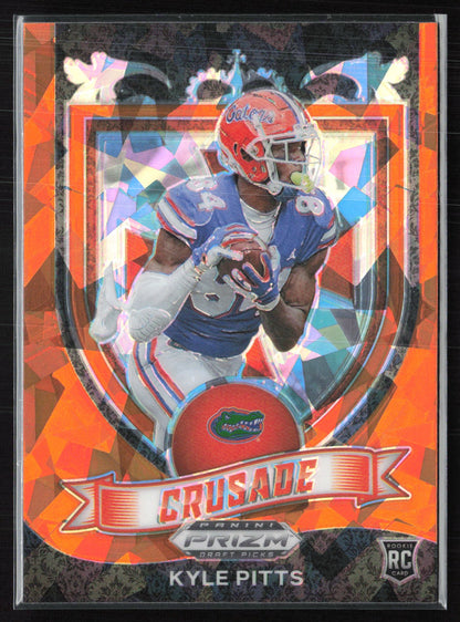 Kyle Pitts RC Crusade Orange Cracked Ice