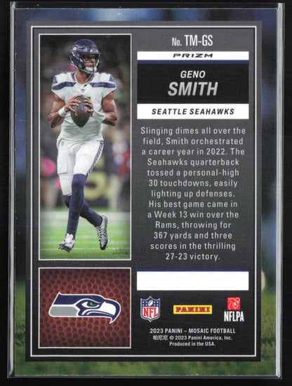 Geno Smith Green Mosaic