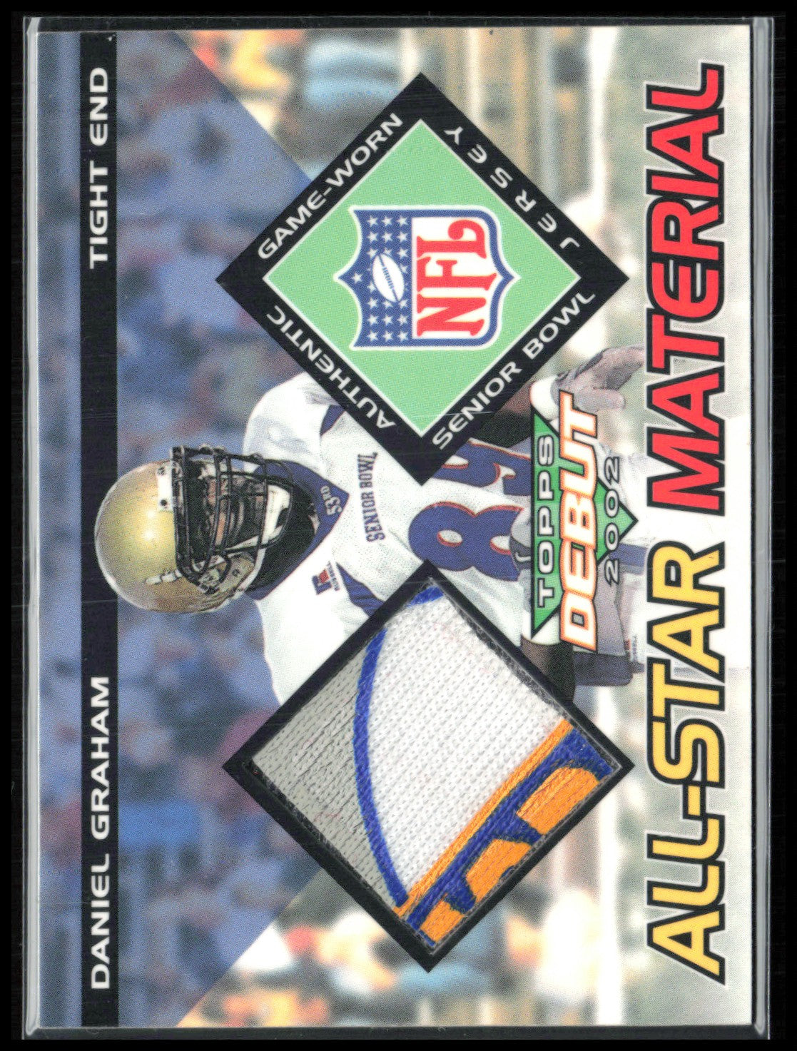 Daniel Graham Game-Worn Relic
