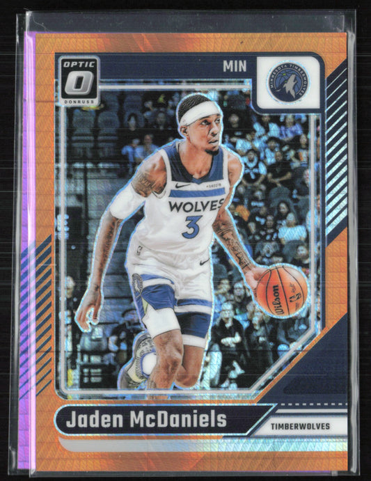 Jaden McDaniels Orange Hyper /299