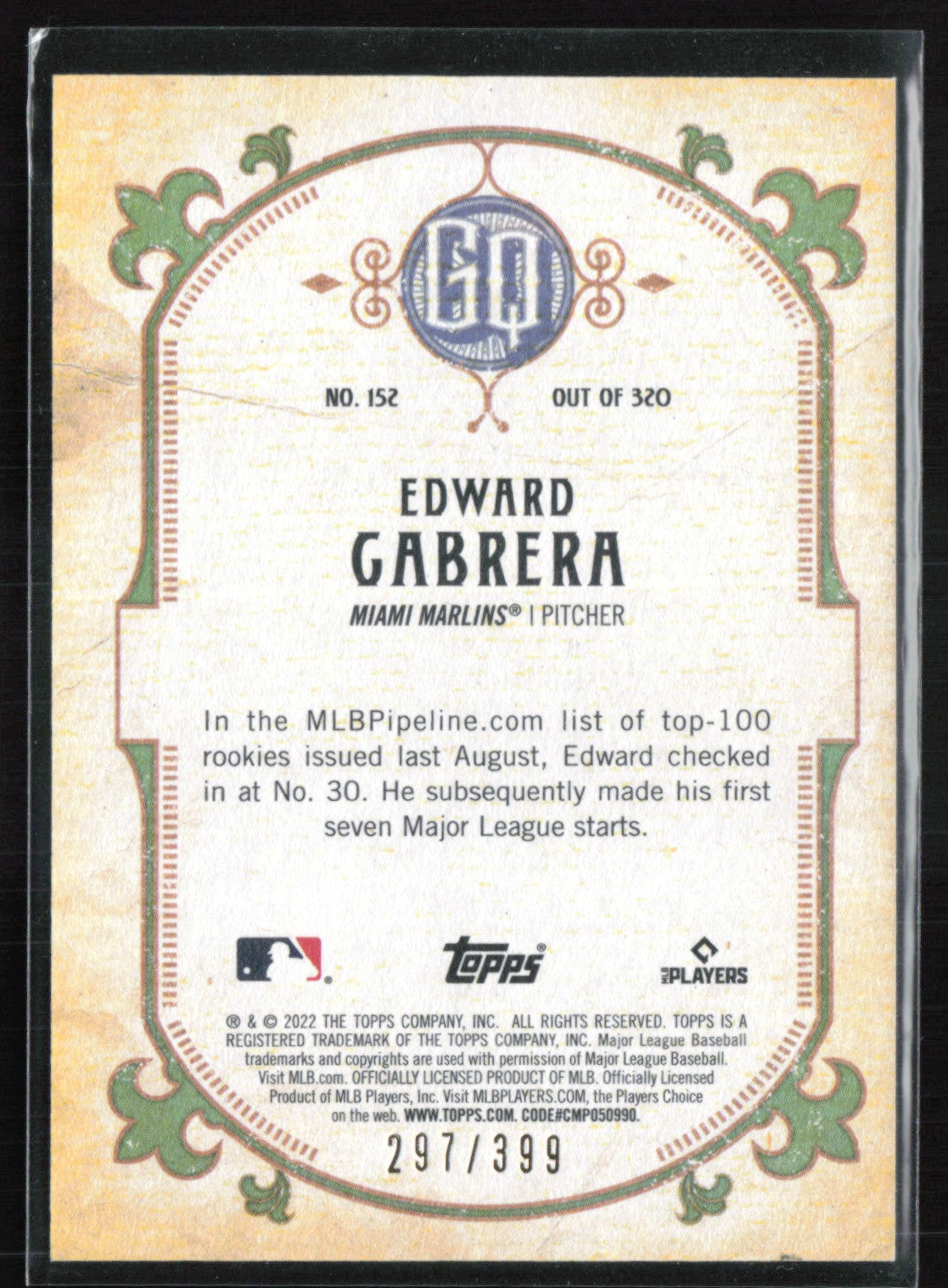 Edward Cabrera RC /399