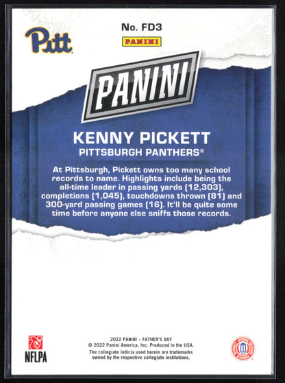 Kenny Pickett RC /199 2022 Father's Day