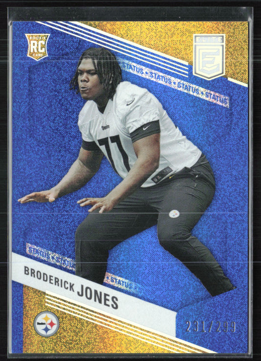 Broderick Jones RC Blue /299