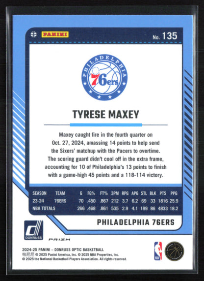 Tyrese Maxey Purple