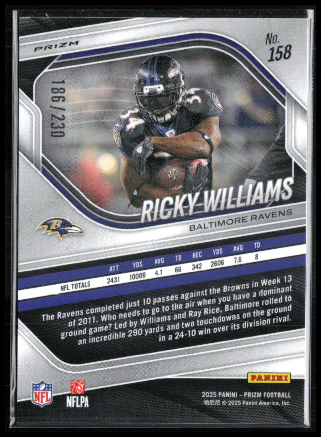 Ricky Williams Light Blue Wave /230