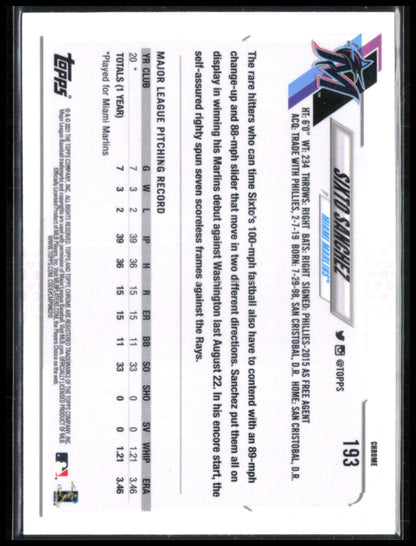 Sixto Sanchez RC Prism Refractor