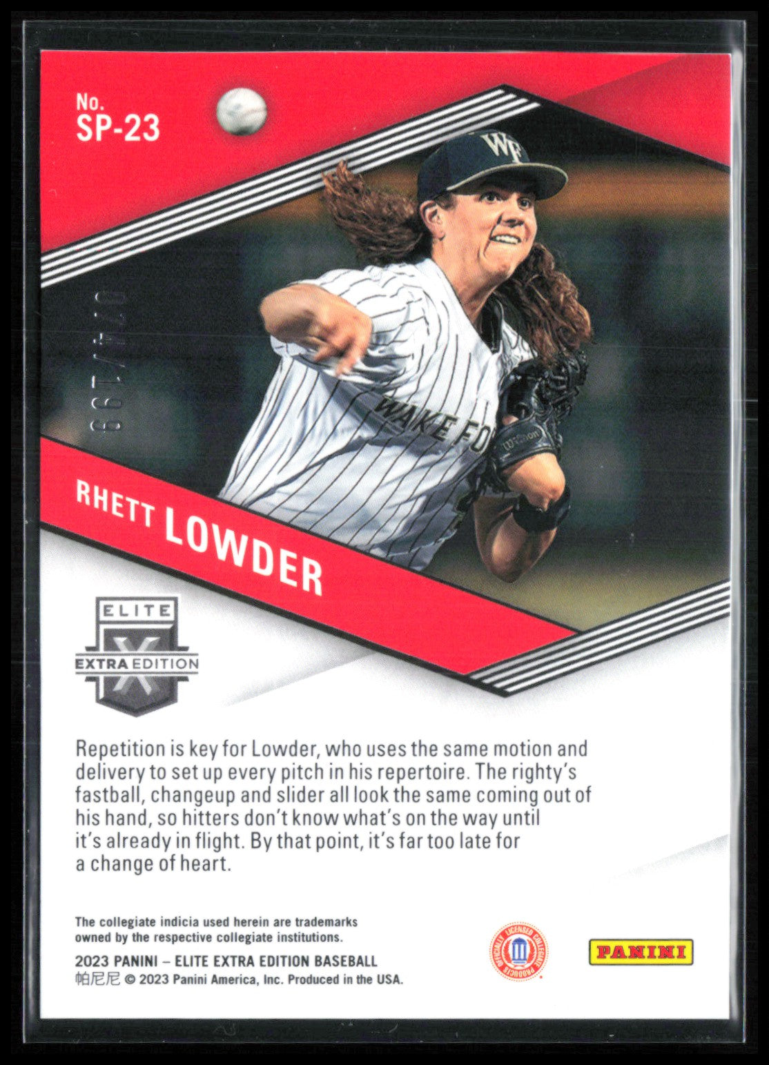 Rhett Lowder Spellbound R Blue /199
