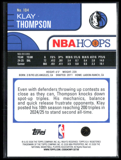 Klay Thompson Sandglitter