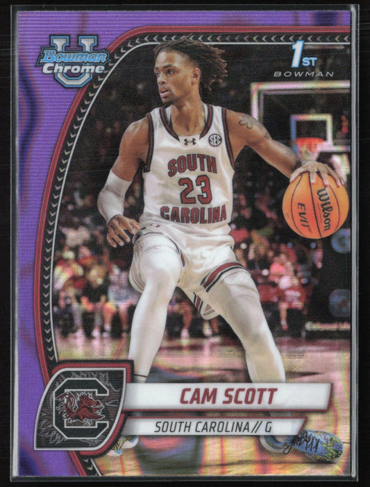 Cam Scott 1st Bowman Purple Lava
