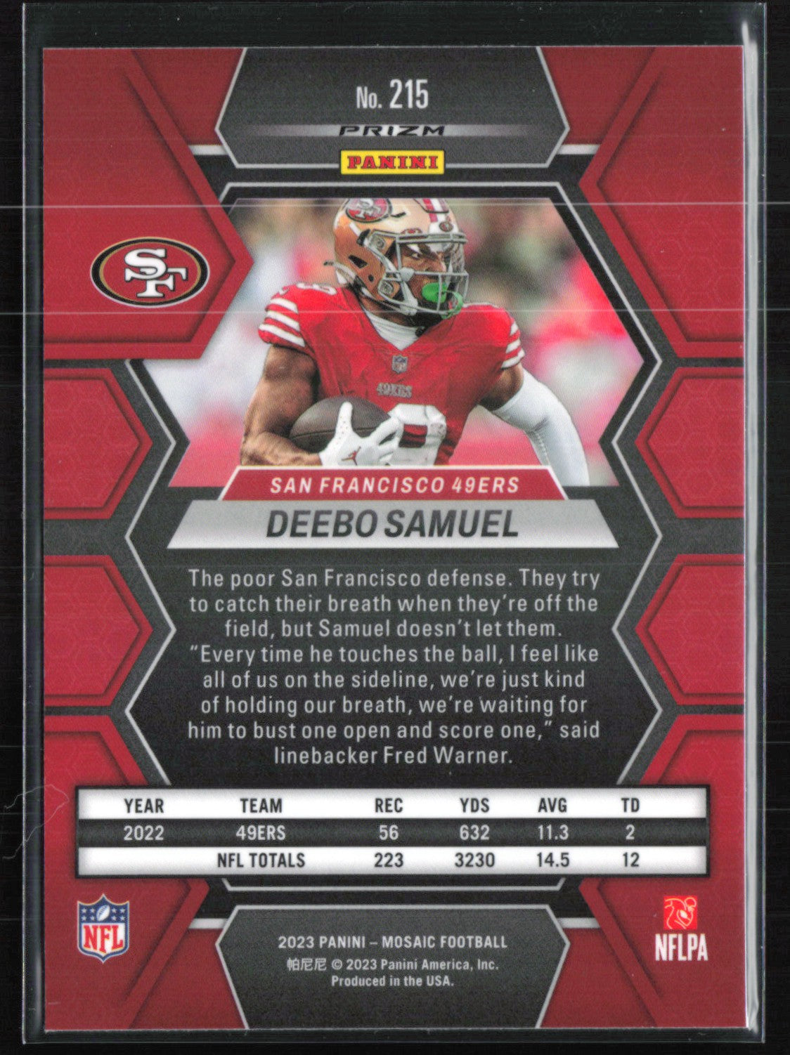 Deebo Samuel Reactive Blue