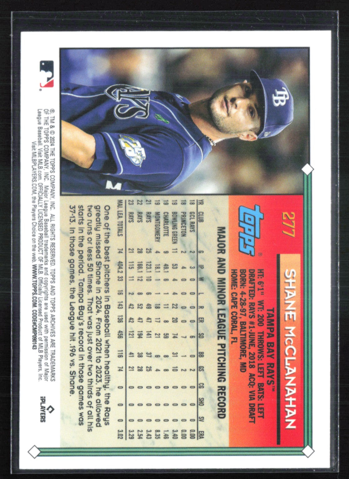 Shane McClanahan Black Foil