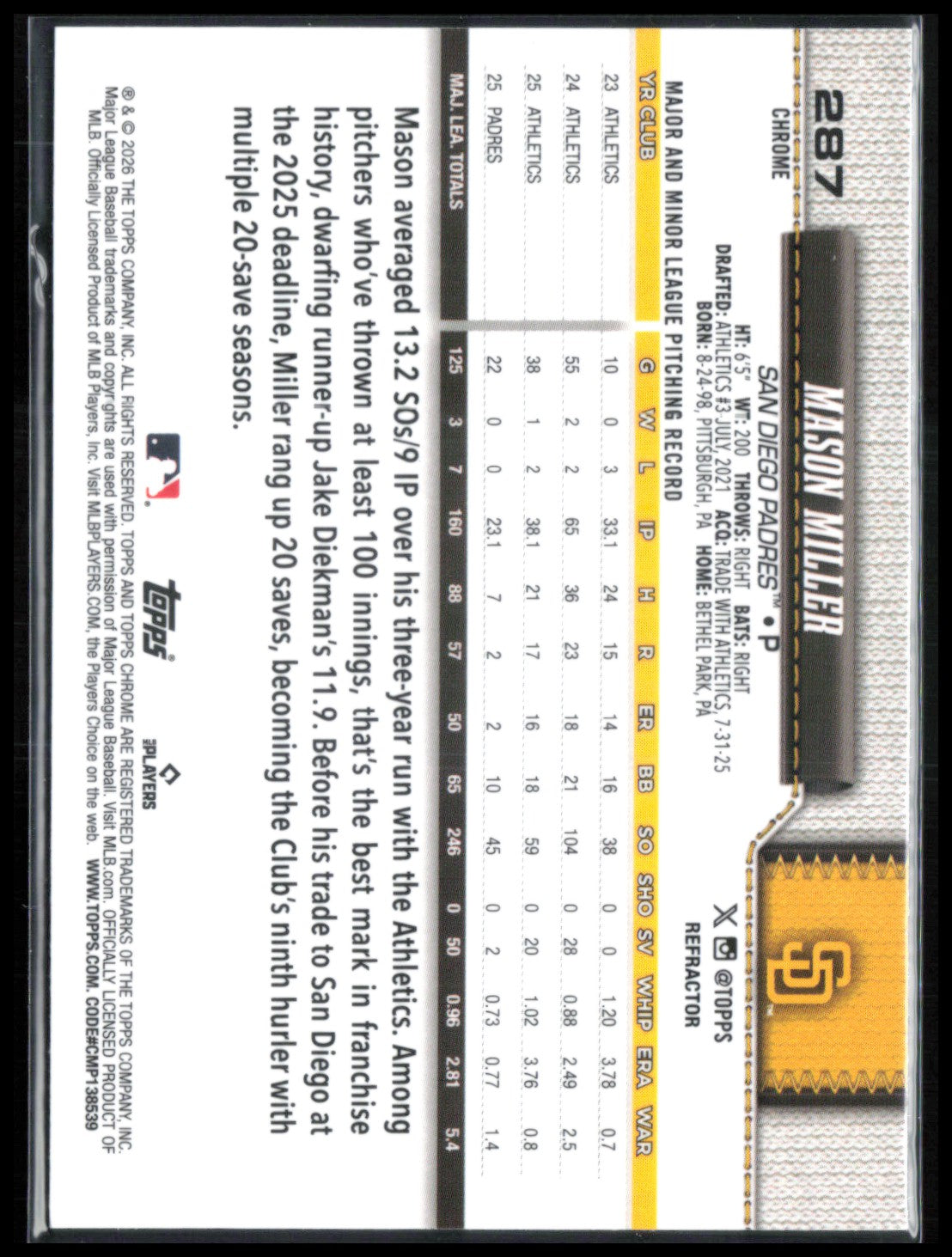 Mason Miller Refractor