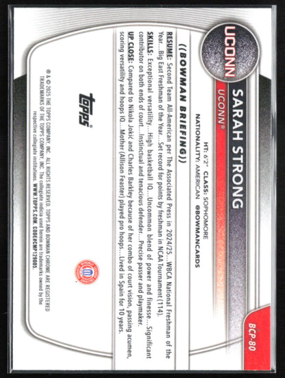 Sarah Strong /299 Mojo