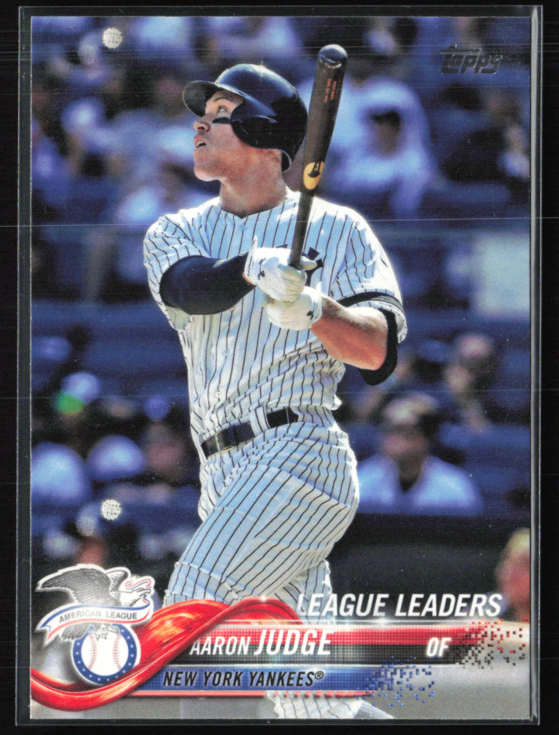 Aaron Judge League Leaders 2018 Topps