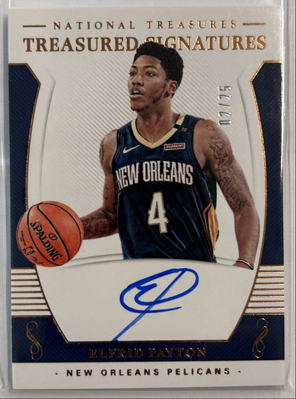 Elfrid Payton Auto /25 National Treasures Treasured Signatures