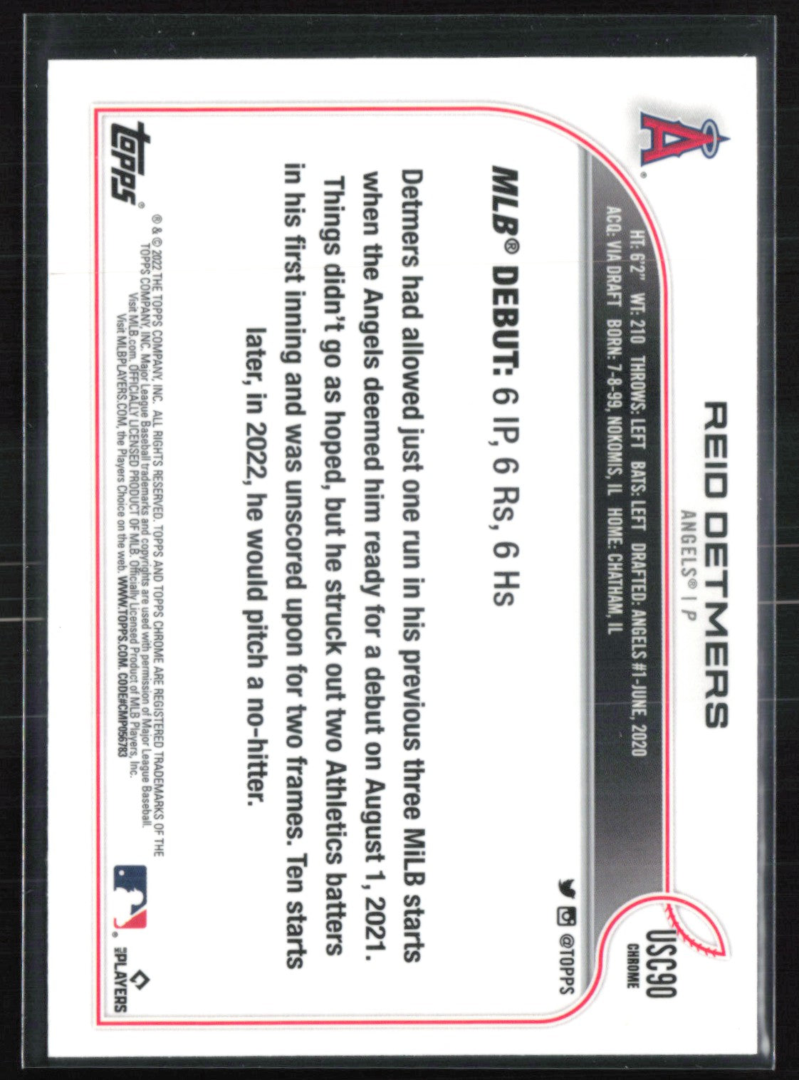 Reid Detmers RC