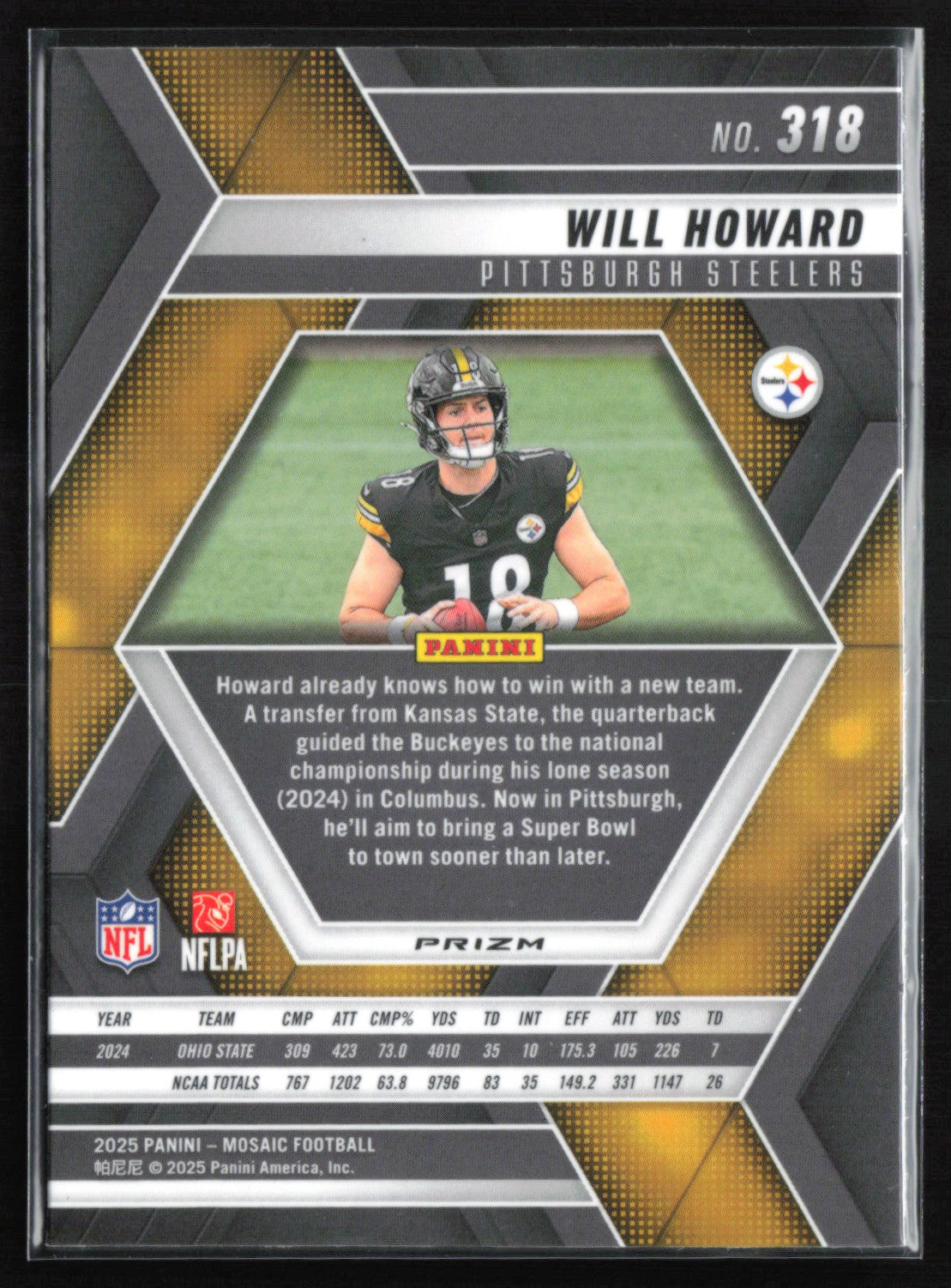 Will Howard Mosaic Prizm