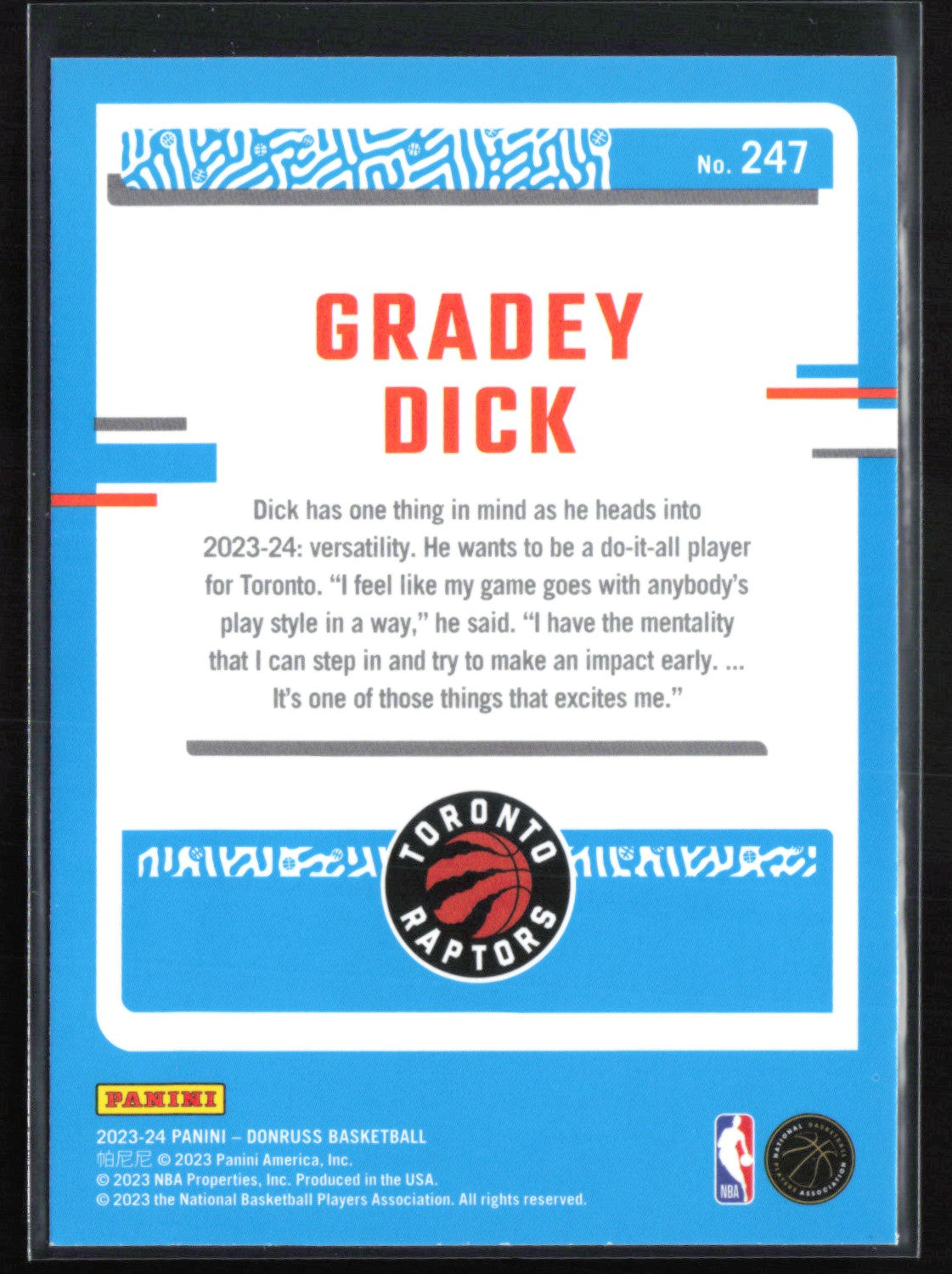 Gradey Dick RC Green laser