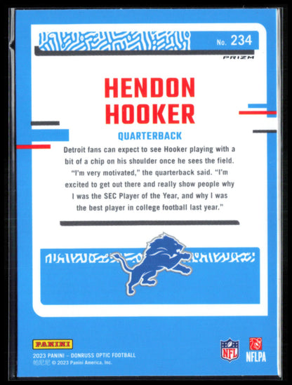 Hendon Hooker RC Pink Holo