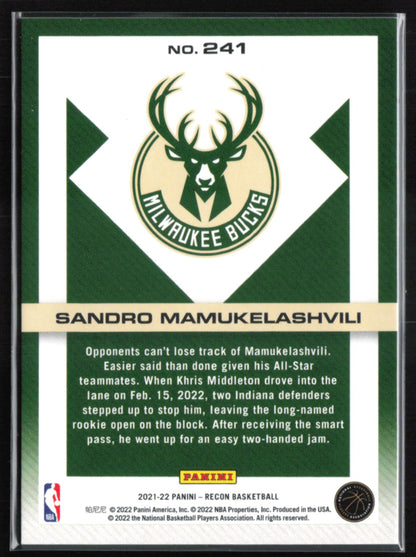 Sandro Mamukelashvili RC /299
