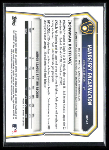 Handelfry Encarnacion 1st Bowman Mojo