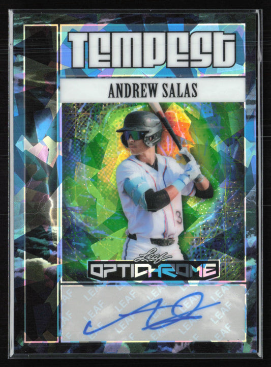 Andrew Salas Auto /7 Tempest 2025 Leaf Optichrome