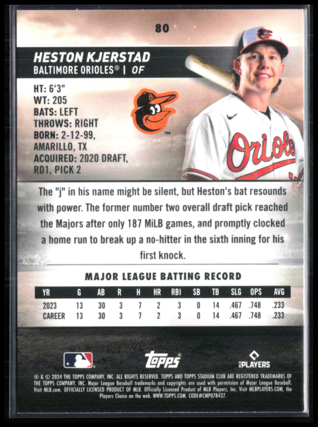 Heston Kjerstad RC
