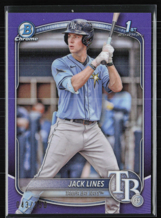 Jack Lines 1st Bowman Purple /250