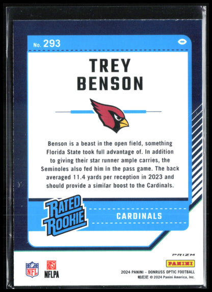 Trey Benson RC Blue Hyper