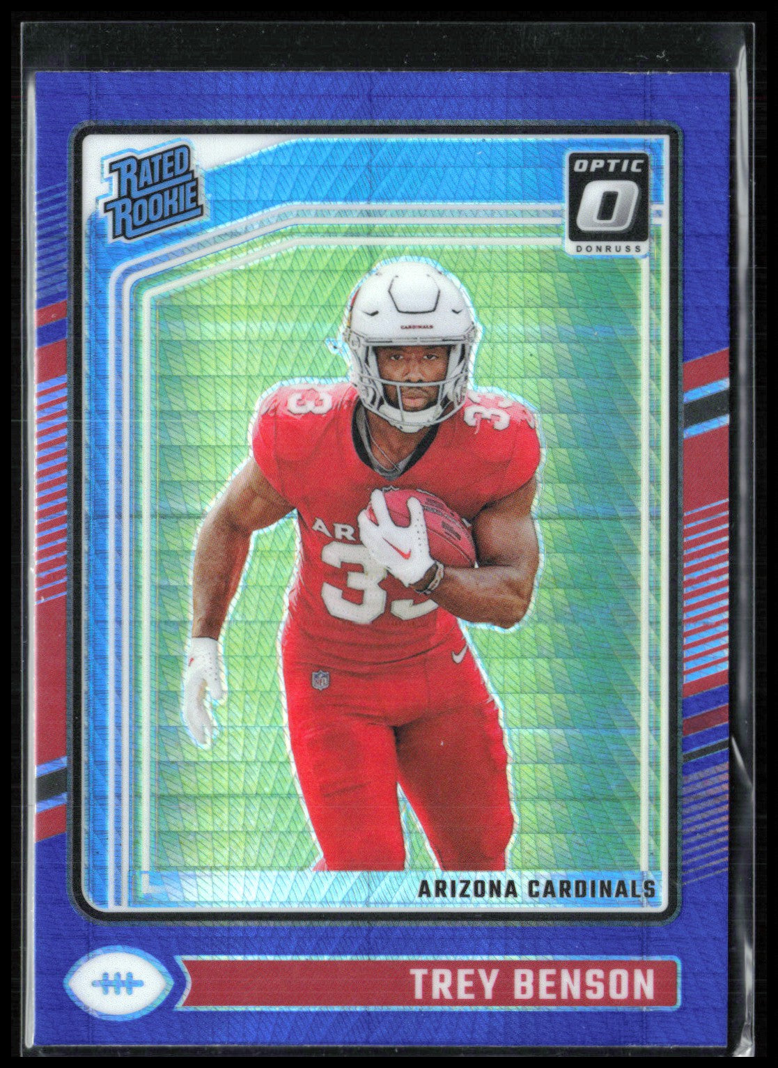 Trey Benson RC Blue Hyper
