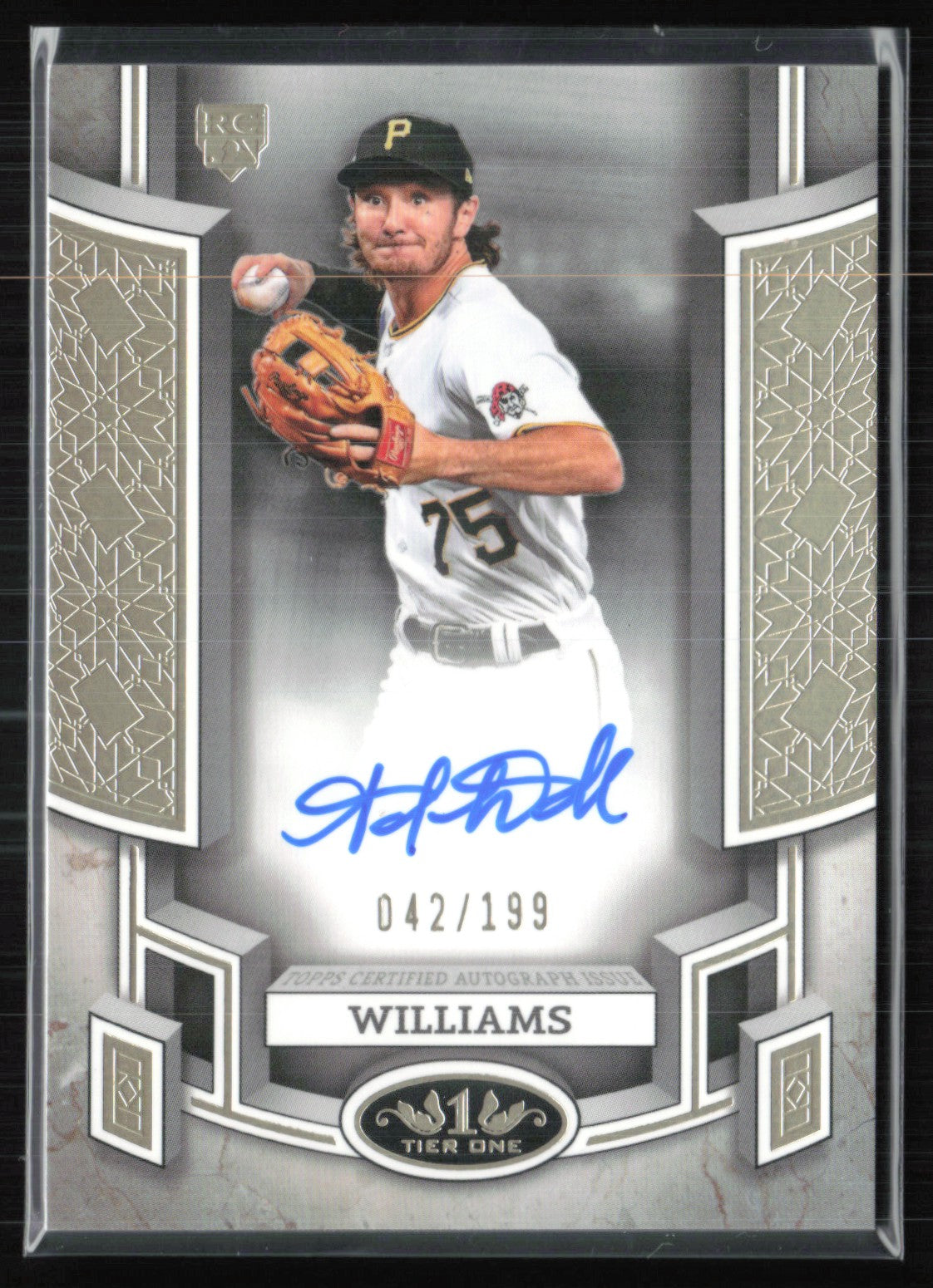 2024 Topps Autographs 89BA-AKI Alika Williams RC Auto /199 2024