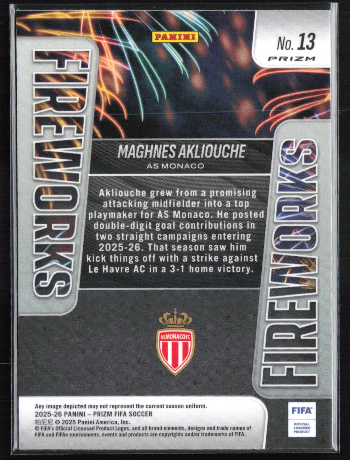 Maghnes Akliouche Fireworks Mosaic Prizm