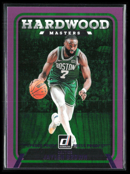 Jaylen Brown Purple Press Proof