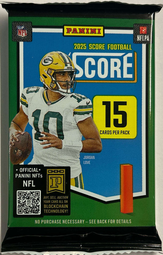 2025 Score NFL Single Pack (From Blaster, 15 Cards)