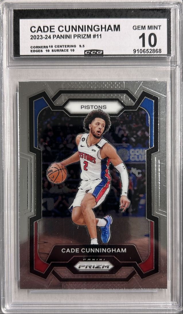 Cade Cunningham 2023-24 Prizm CCG 10
