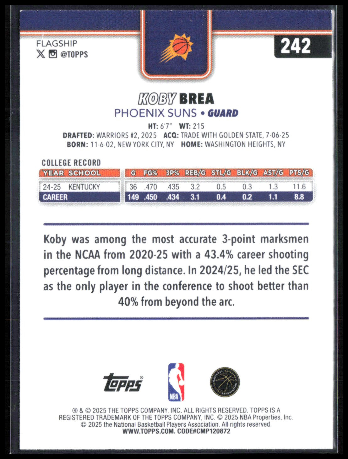 Koby Brea RC Foil