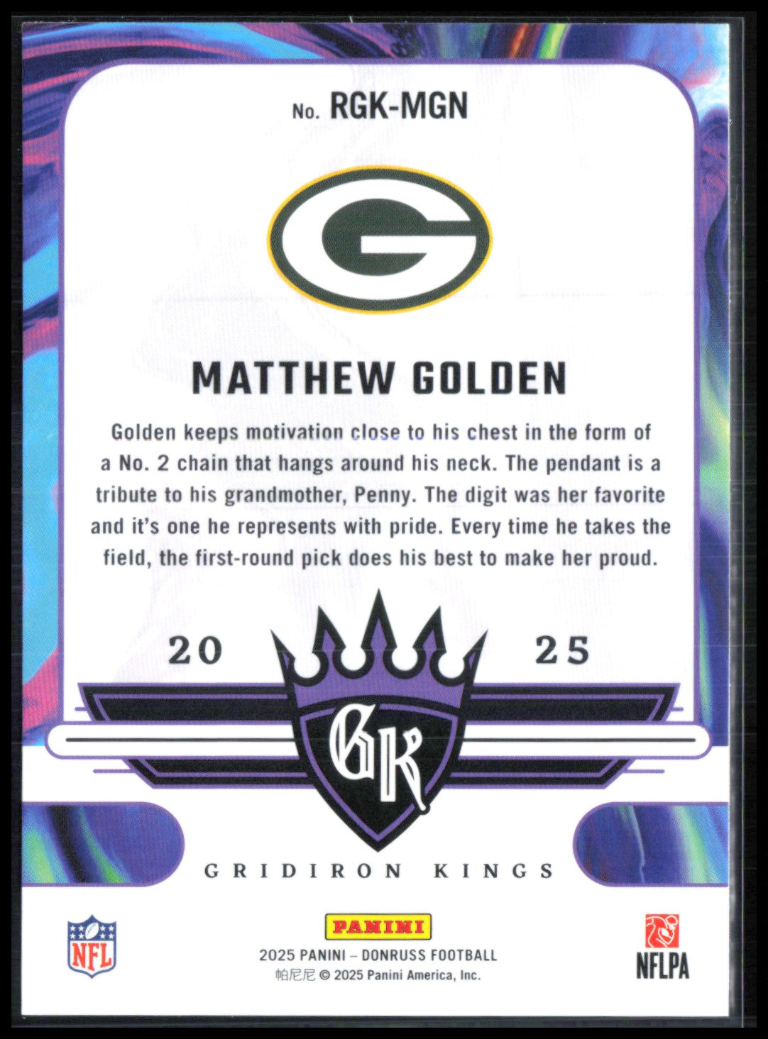 Matthew Golden RC