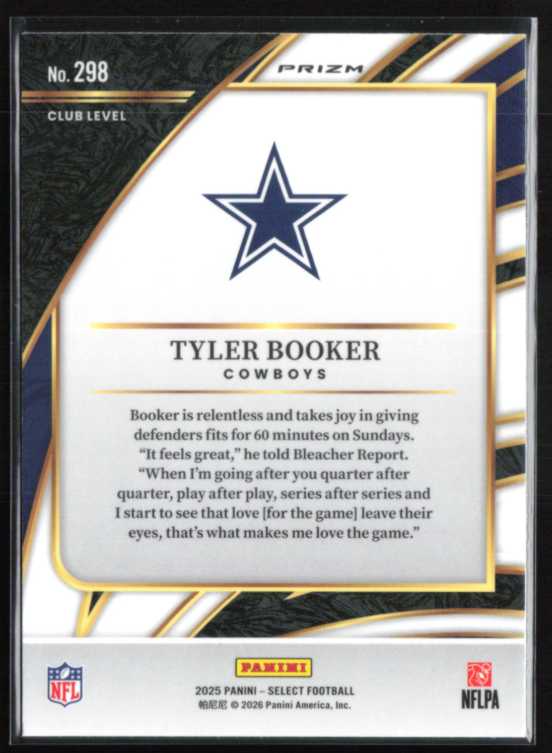 Tyler Booker RC Black Red Shock