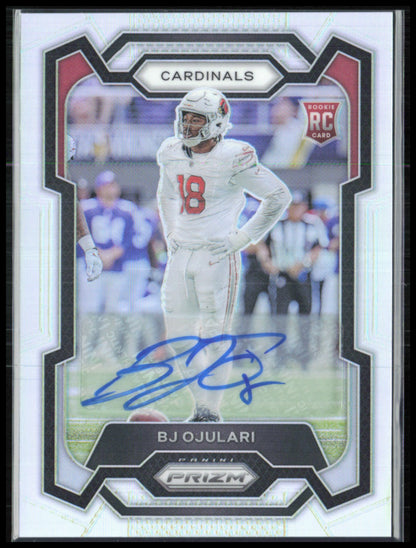 BJ Ojulari RC Auto Silver Prizm