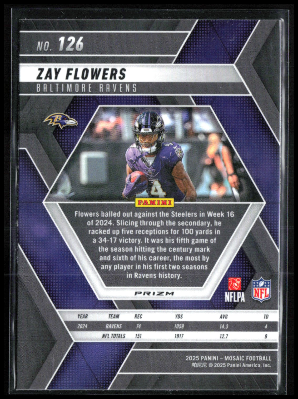 Zay Flowers Mosaic Prizm