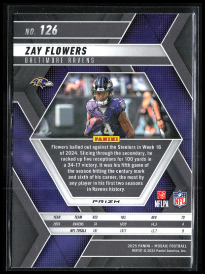 Zay Flowers Mosaic Prizm