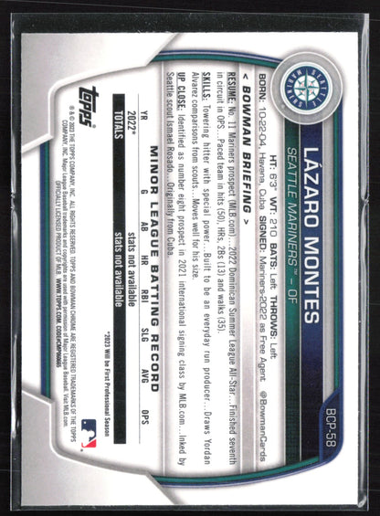 Lazaro Montes 1st Bowman