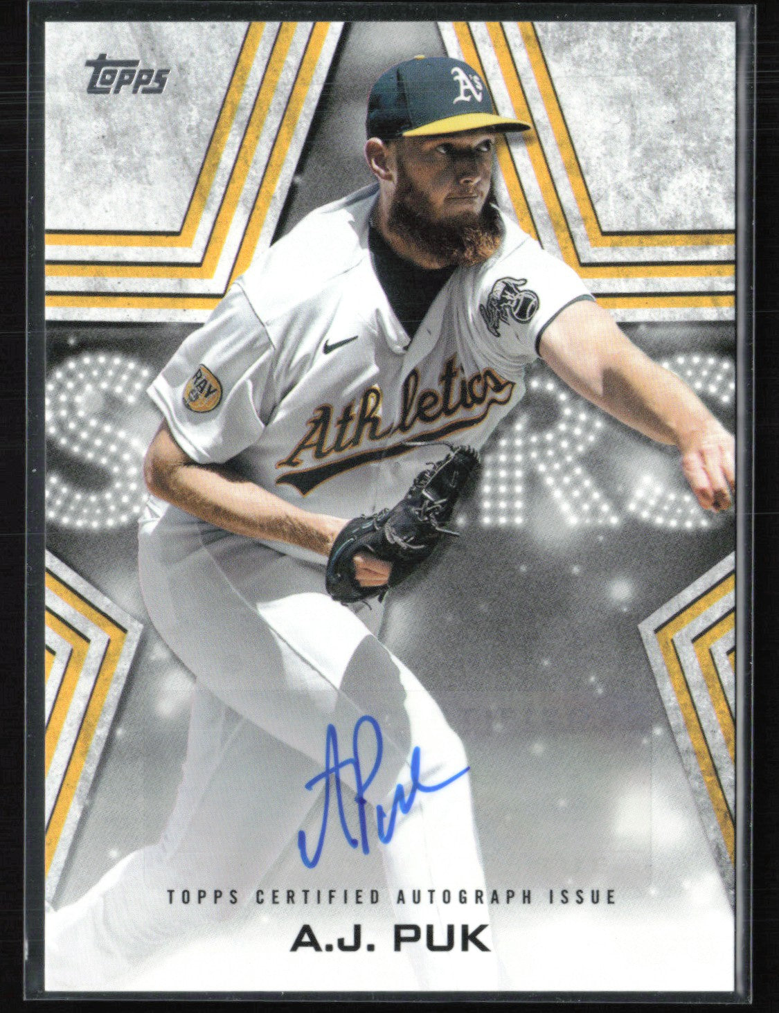 A.J. Puk Auto 2023 Topps Baseball Series One