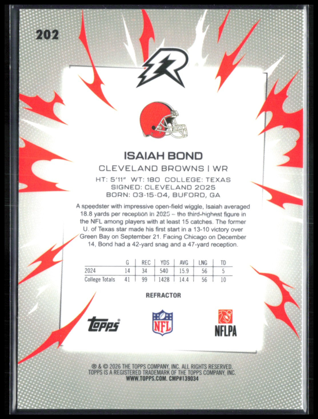Isaiah Bond RC Refractor